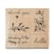 6 Pack: Floral Hello Wood Stamp Set by Recollections™